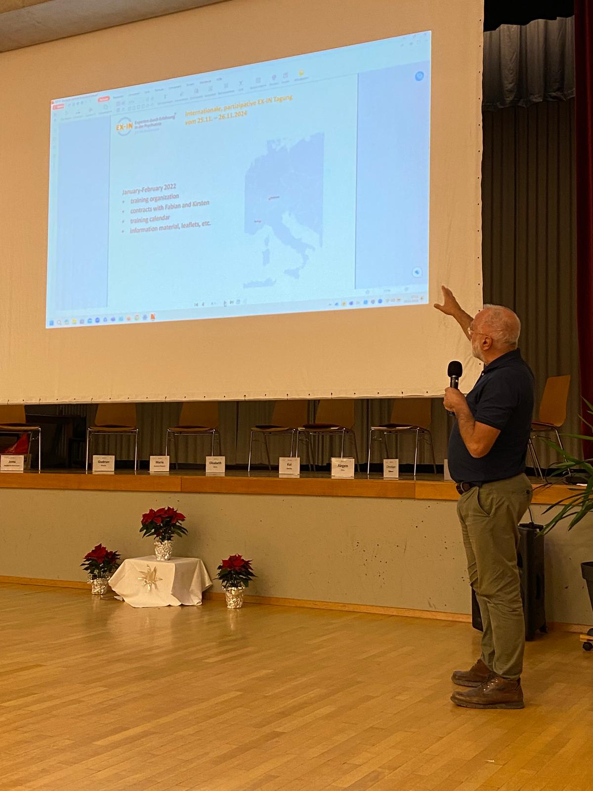 Vortrag über EX-IN in Italien